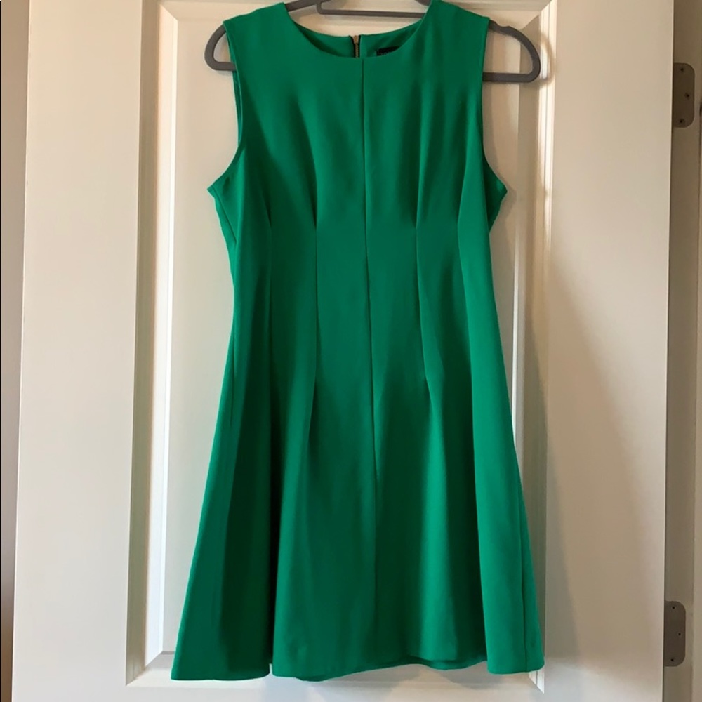 Topshop green sleeveless dress - never worn